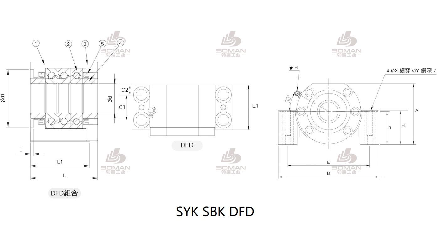 SYK MBCE15-E syk品牌丝杆支撑座生产厂家